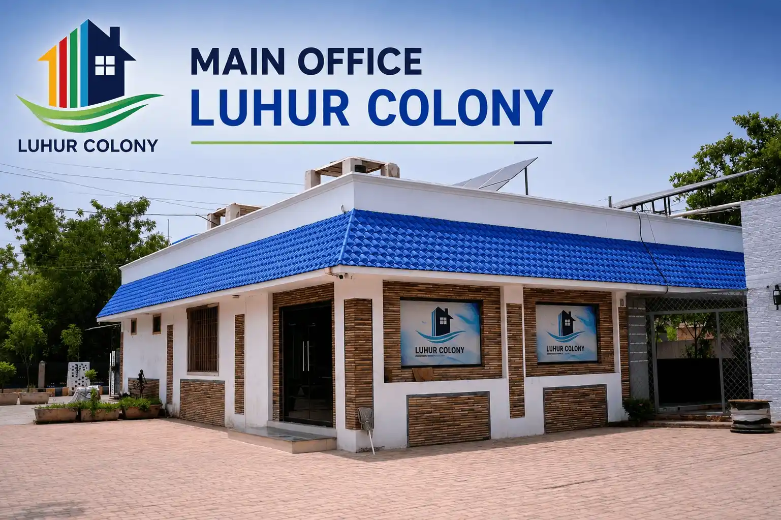 Luhur Colony main administrative office building exterior